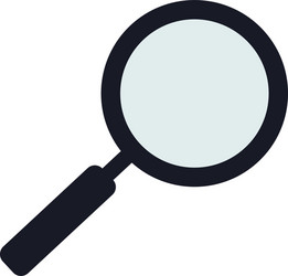 Magnifying glass icon vector