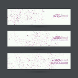 virtual abstract background with particle vector image