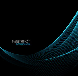 abstract color wave design element vector image