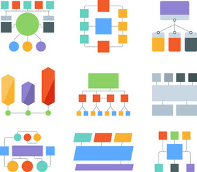 Flowchart Element Collection vector image
