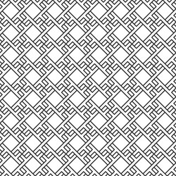 seamless pattern with overlapping geometric square vector image