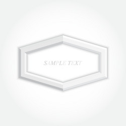3d abstract background and hexagon icon design vector image