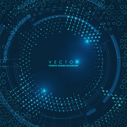 abstract big data visualization vector image