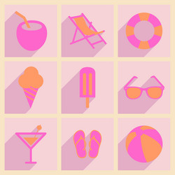 flat with shadow concept and mobile application vector image