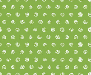 Swirls on greenery background seamless pattern vector