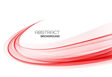 Abstract Flowing Color Wave Background vector image