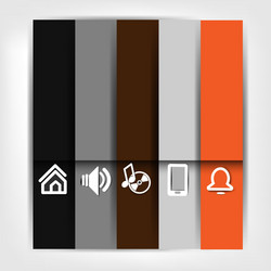 blank for text with infographic elements and web vector image