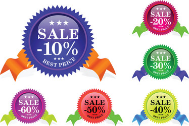 Sale sample set vector