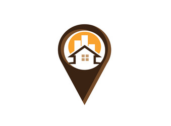 compass with indicators dart board in a pin vector image