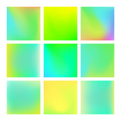 fresh spring blurred backdrop set vector image