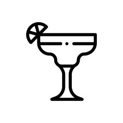 margin icon thin linear style design isolated vector image