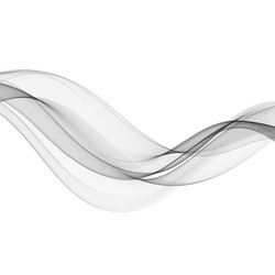 abstract color wave design element vector image