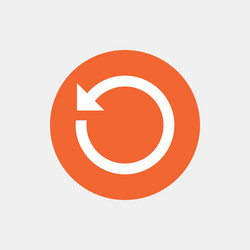 repeat icon refresh symbol loop sign vector image