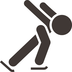 skate icon vector