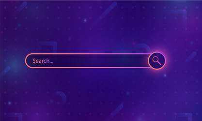 Web Search Input Field vector image