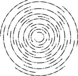 Concentric Ripple Circles - Abstract Pattern vector image
