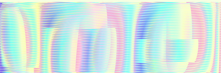 abstract iridescent wavy background with smooth vector image