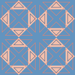 geometry triangle shape seamless pattern vector image