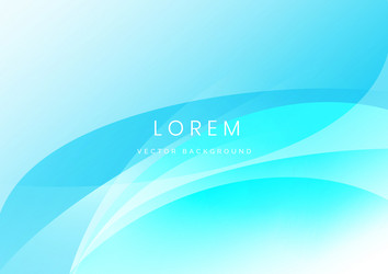 abstract soft blue geometric curve overlay layer vector image