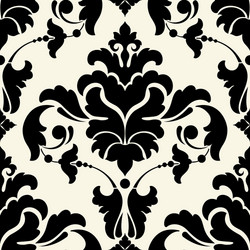 Damask Pattern - Elegant Floral vector image