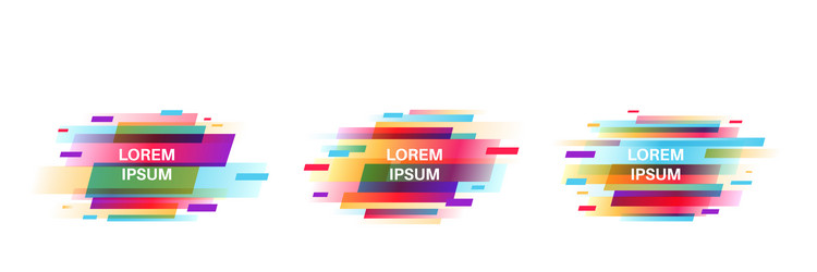 Abstract Colored Forms - Dynamic Shapes vector image