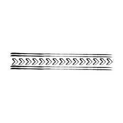 texture border abstract frame divider horizontal vector image