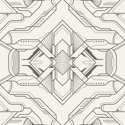 Abstract tech line seamless pattern vector