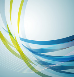 Dynamic Color Wave Background vector image