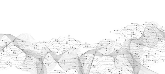 artificial intelligence or machine learning vector image