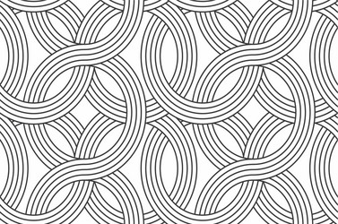 Geometric seamless pattern with linear vector