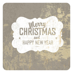 grunge xmas card design vector