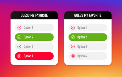 guess my favorite interface for social networks vector image