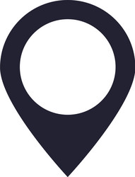 map pointer pin vector image