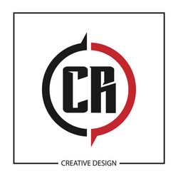 Initial letter rc logo template design Royalty Free Vector