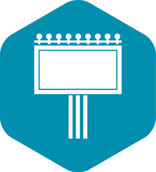board for statistics icon simple style vector image
