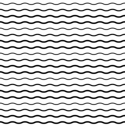 seamless pattern with smooth wave lines vector image