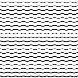 Seamless pattern with smooth wave lines vector