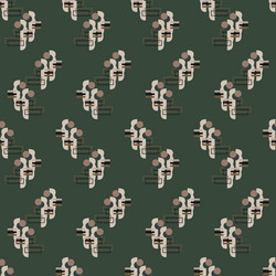 abstract shapes geometric motif basic pattern vector image