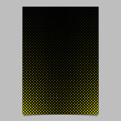 halftone pine tree pattern brochure template vector image