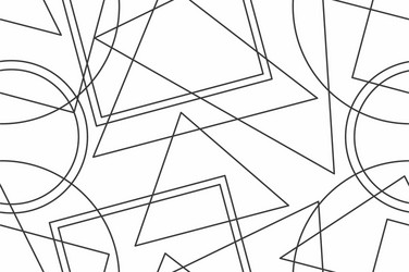 Geometric seamless pattern with linear vector