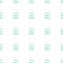 Check list icon pattern seamless white background vector