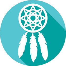 dream catcher icon vector