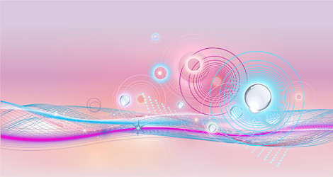 Dynamic Wave Pattern Background vector image
