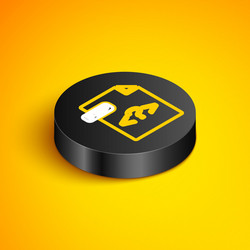 isometric line php file document download vector image