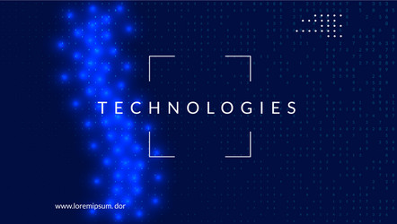 digital technology abstract background artificial vector image