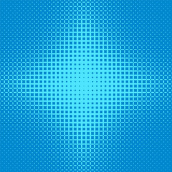 blue symmetrical halftone ellipse grid pattern vector image