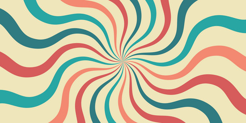 groovy abstract background geometric psychedeelic vector image
