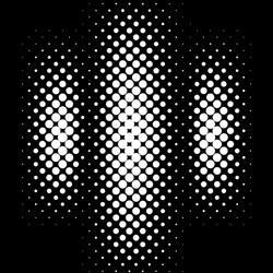 halftone pattern vector image
