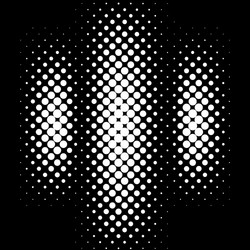 Halftone pattern vector