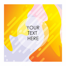 colorful background with typography Vector Image